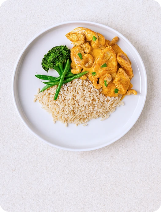 المتوازنة meal background